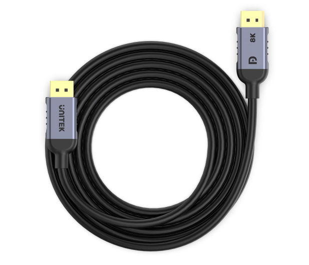UNITEK DisplayPort 1.4 (4K/240Hz, HDR, HDCP 2.3, DSC 1.2) 1m C1628GY01-1M - 1278542 - zdjęcie 3
